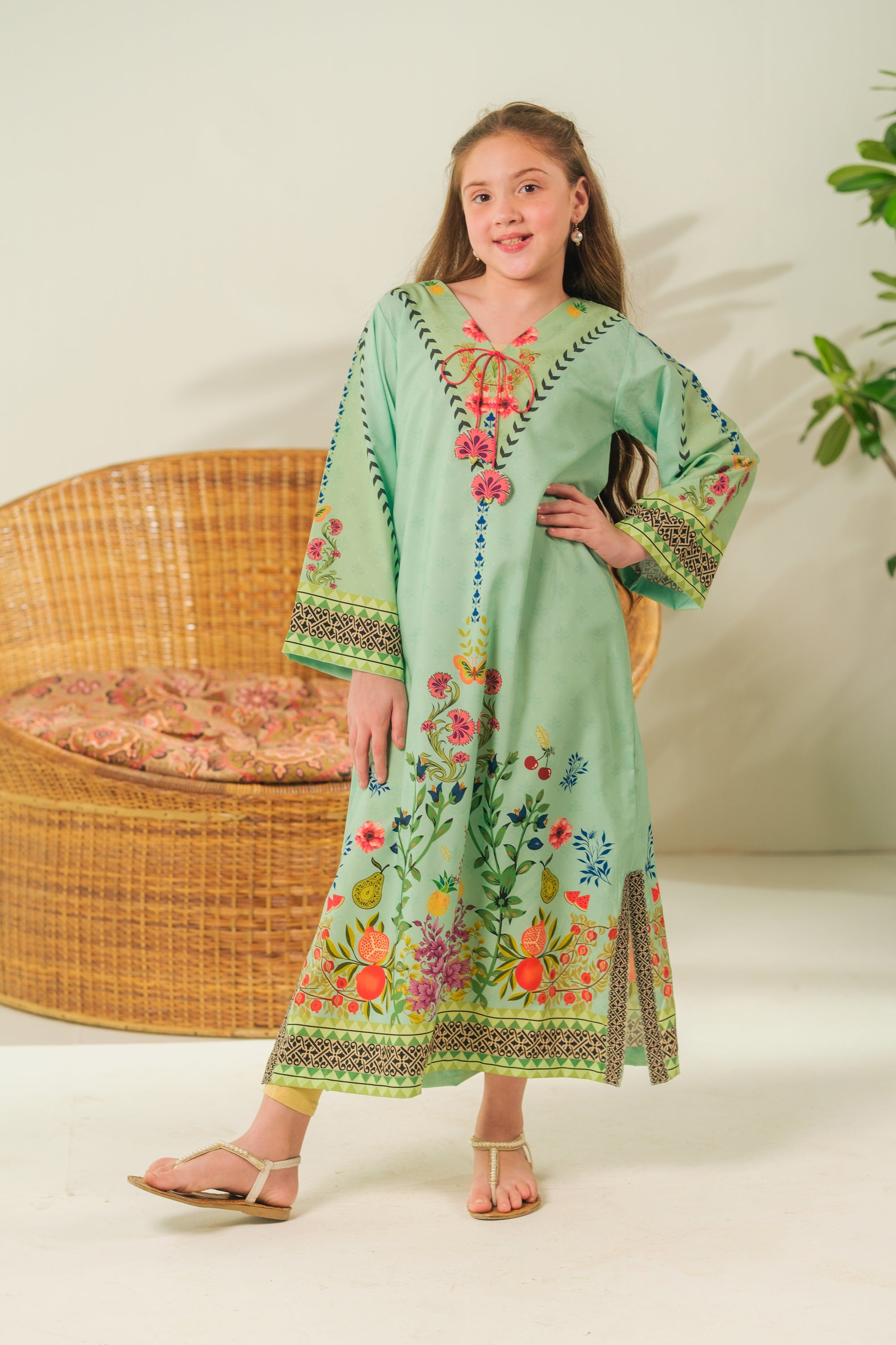 Spring Whisper - 1pc - Dull Crepe - Sprinkles Pakistan