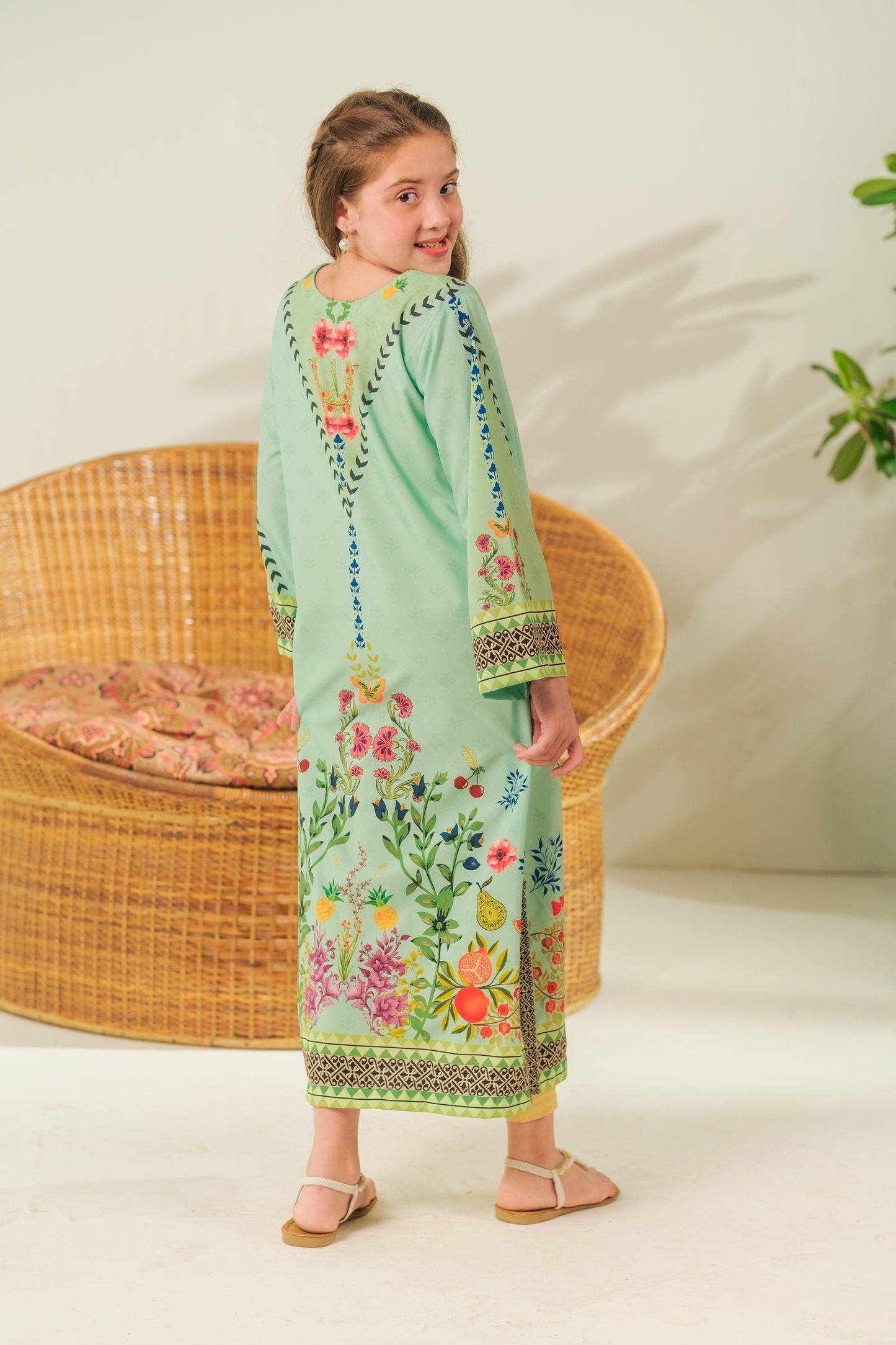 Spring Whisper - 1pc - Dull Crepe - Sprinkles Pakistan