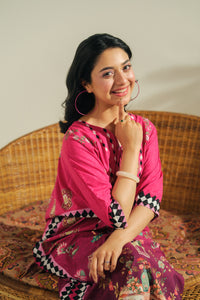 Peacock Grace - 1pc - Dull Crepe - Sprinkles Pakistan