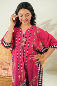 Peacock Grace - 1pc - Dull Crepe - Sprinkles Pakistan