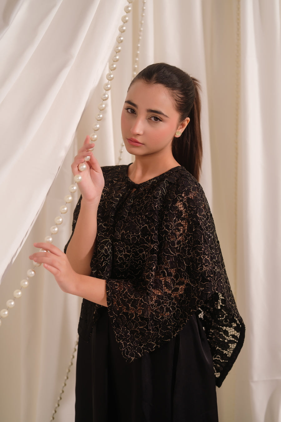 Satin Whisper - 2pcs - Sequence Net & Silk - The Last Sprinkle - Sprinkles Pakistan