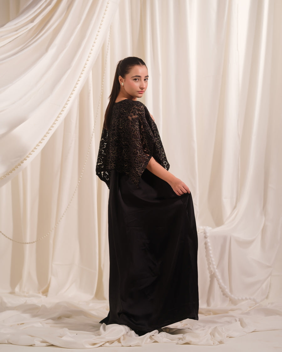 Satin Whisper - 2pcs - Sequence Net & Silk - The Last Sprinkle - Sprinkles Pakistan