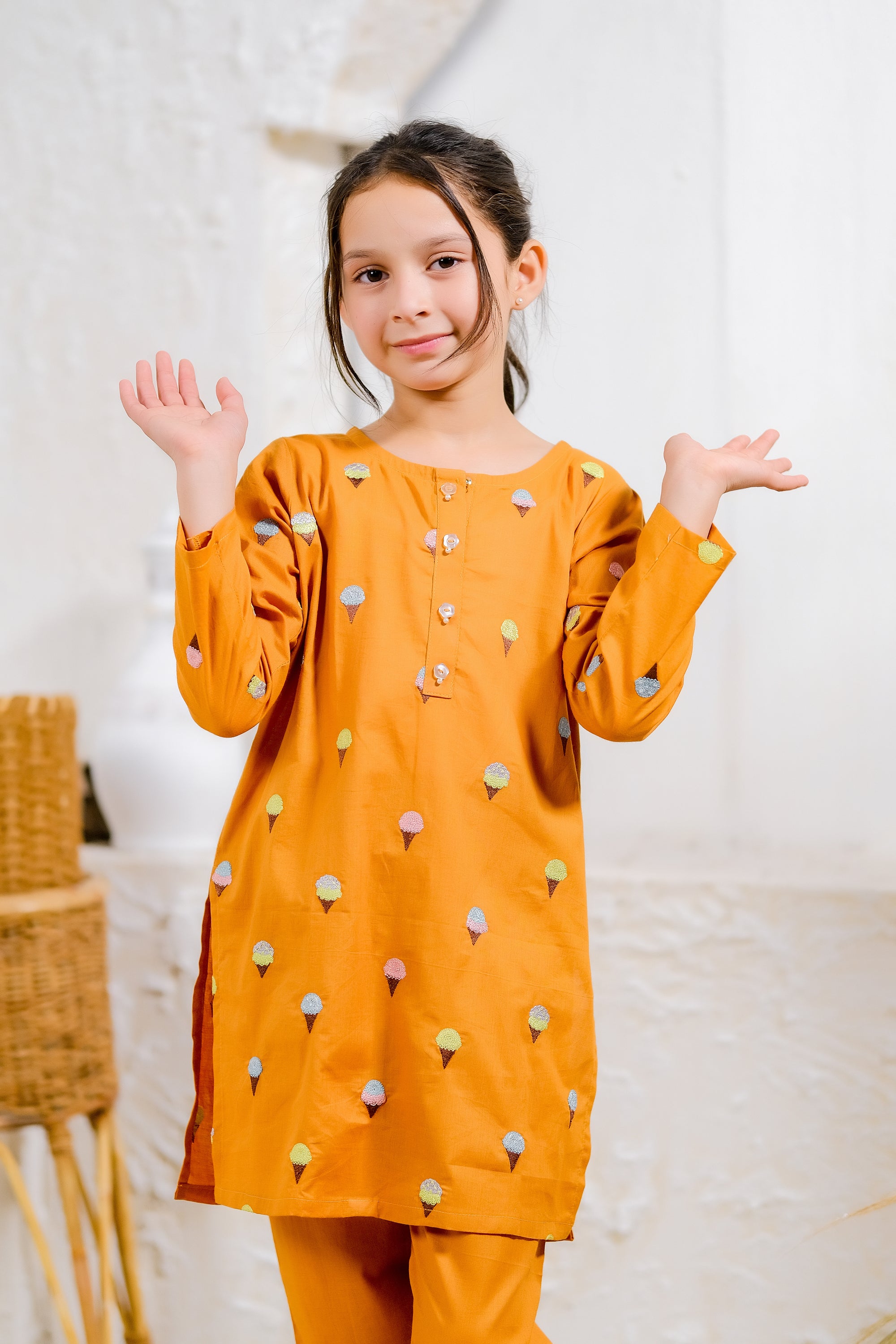 Sweet Treats - 2pcs - Embroidered