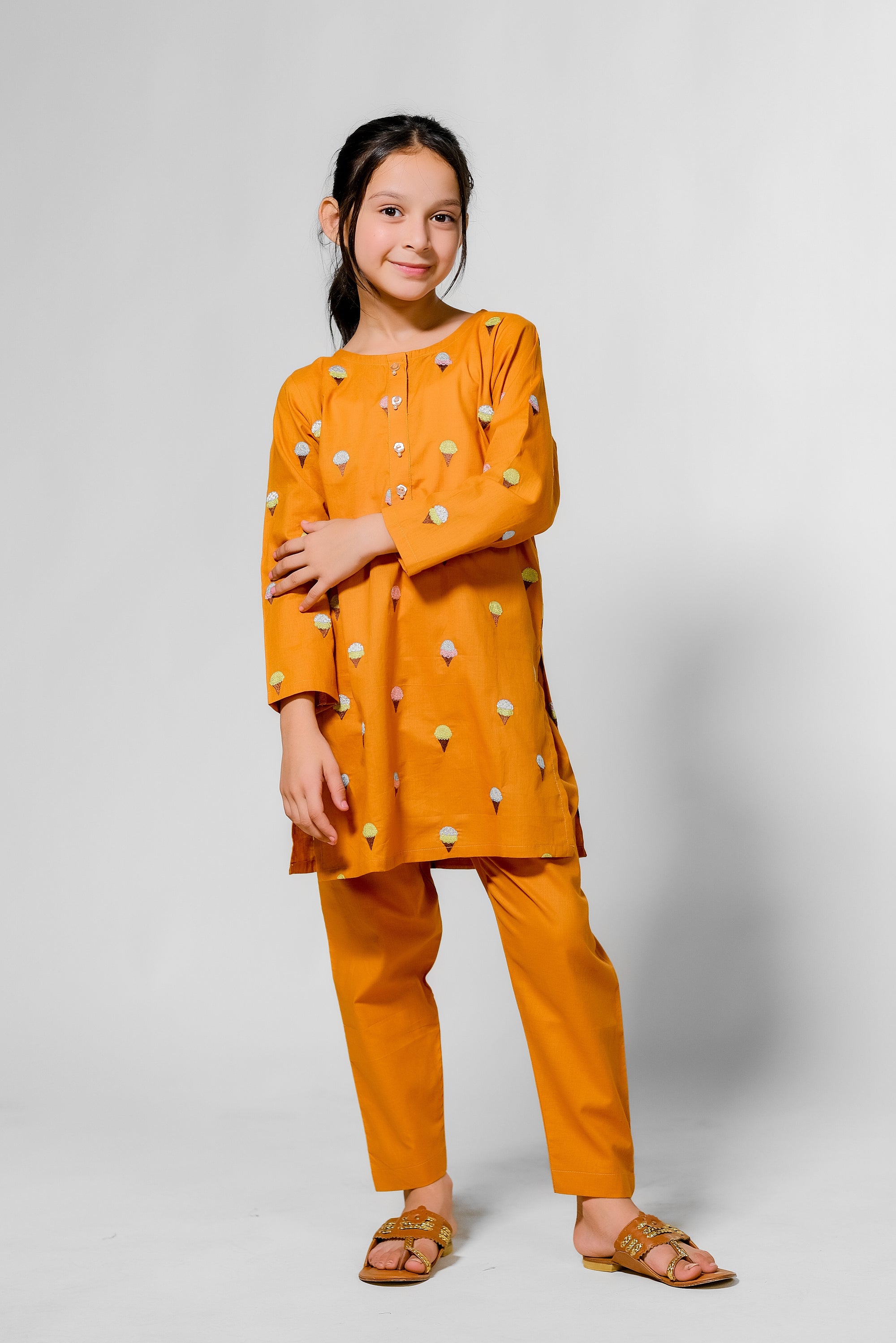 Sweet Treats - 2pcs - Embroidered