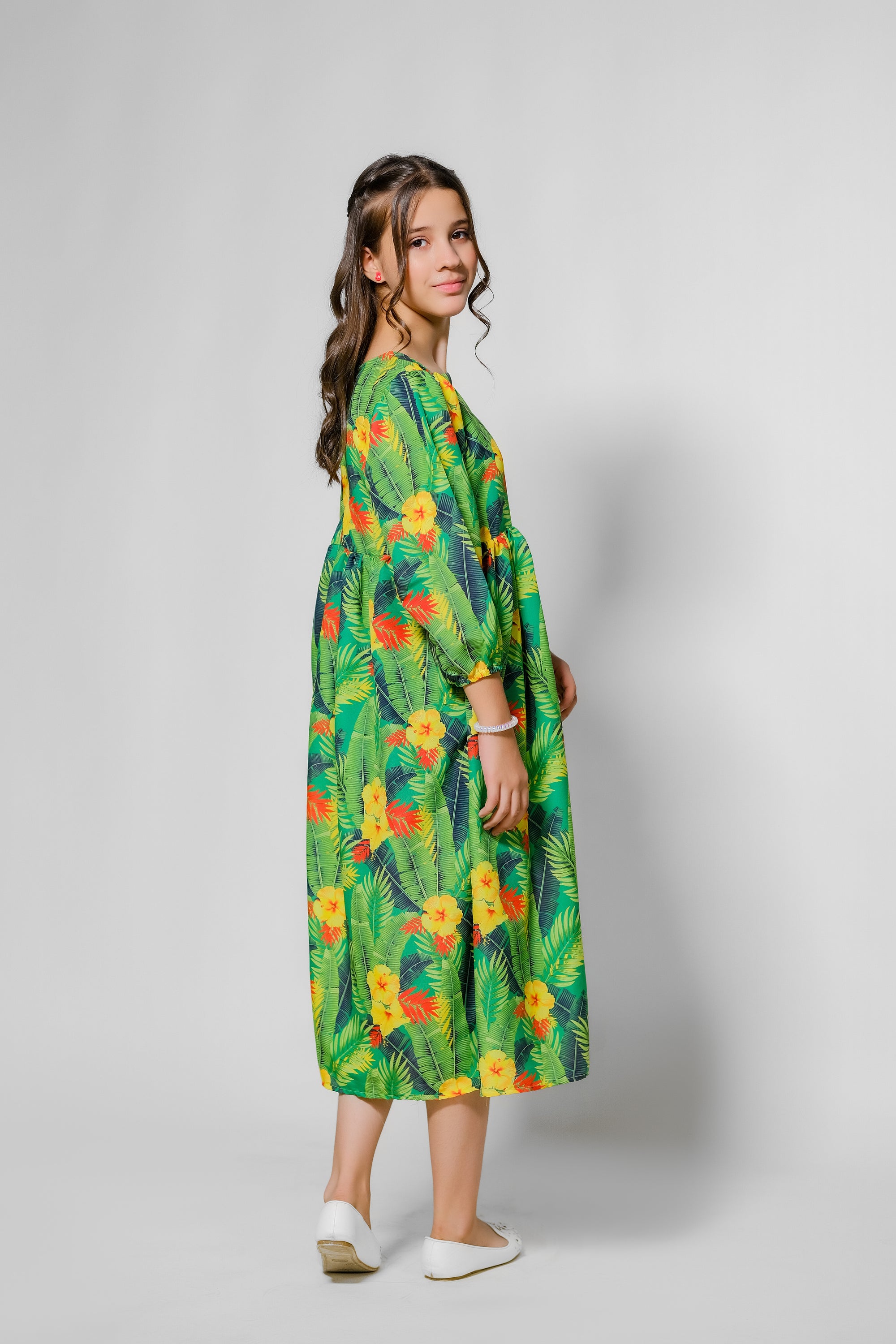Tropical Paradise - Lawn Silk - tunics-kids - Sprinkles Pakistan