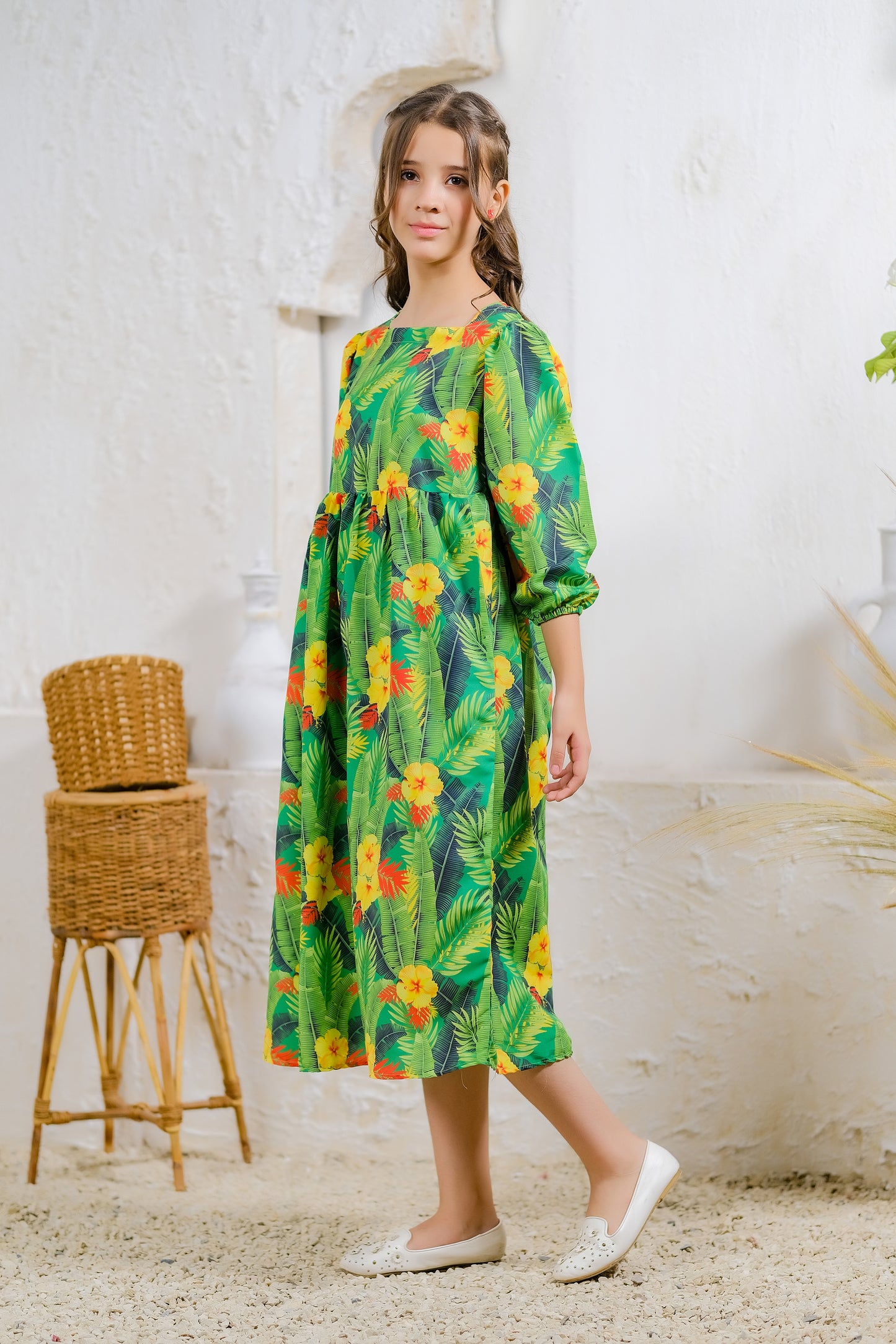 Tropical Paradise - Lawn Silk - tunics-kids - Sprinkles Pakistan