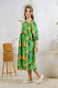 Tropical Paradise - Lawn Silk - tunics-kids - Sprinkles Pakistan