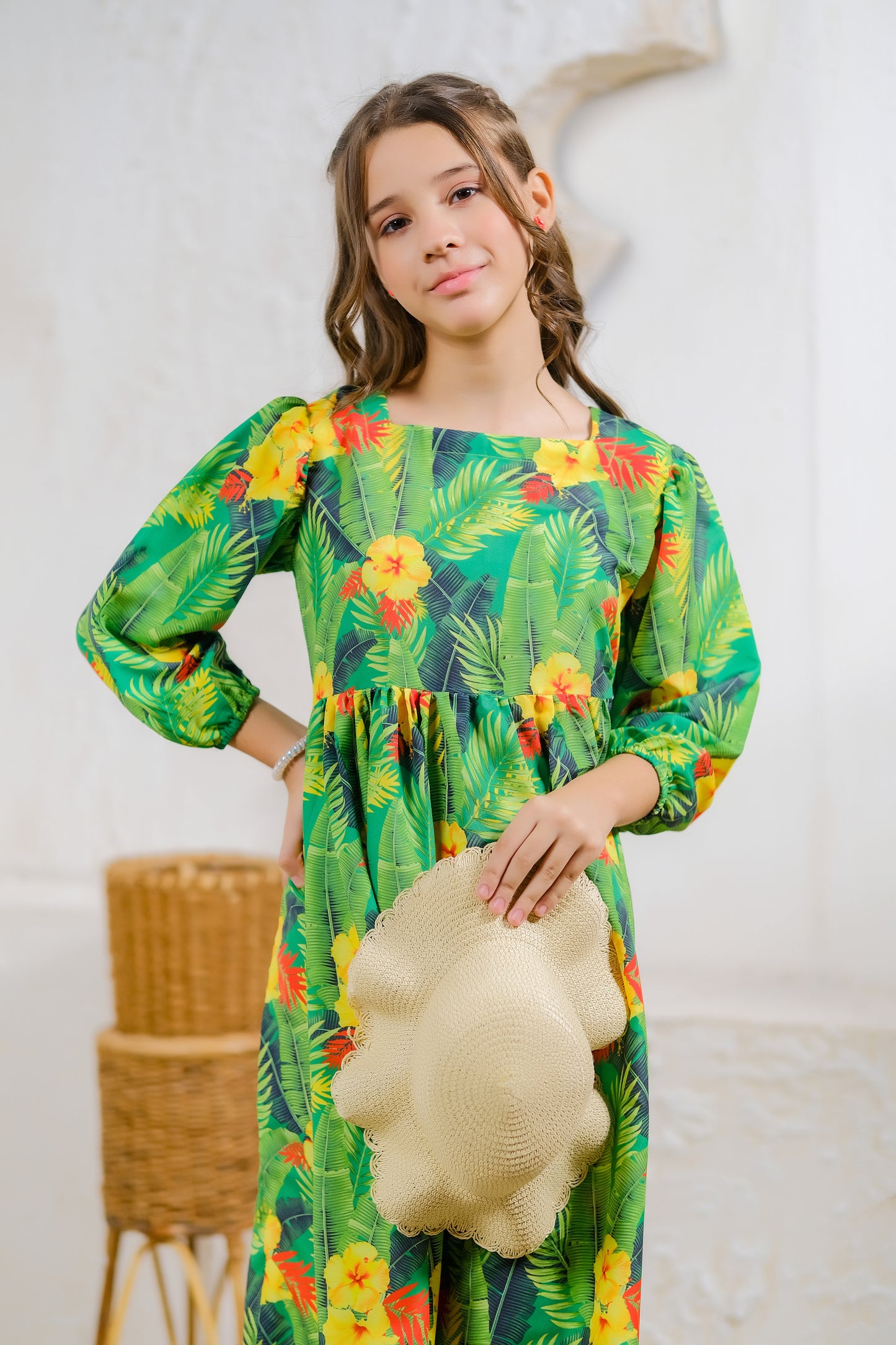 Tropical Paradise - Lawn Silk - tunics-kids - Sprinkles Pakistan