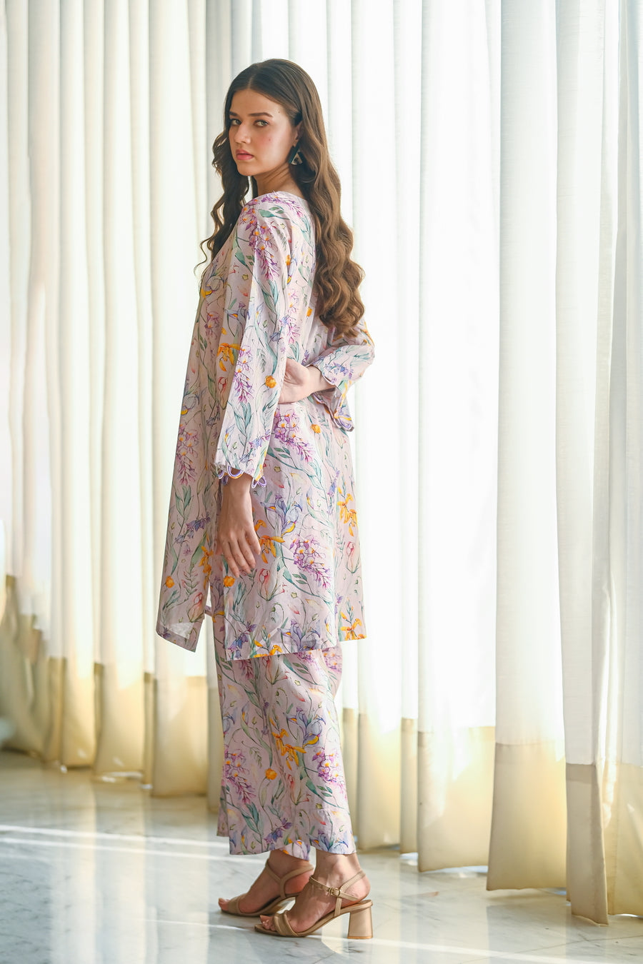 Violet - 2-Piece Luxury Lawn Set - Luxury Lawn - Lawn, dresses, 2pcs-rtw - Sprinkles Pakistan