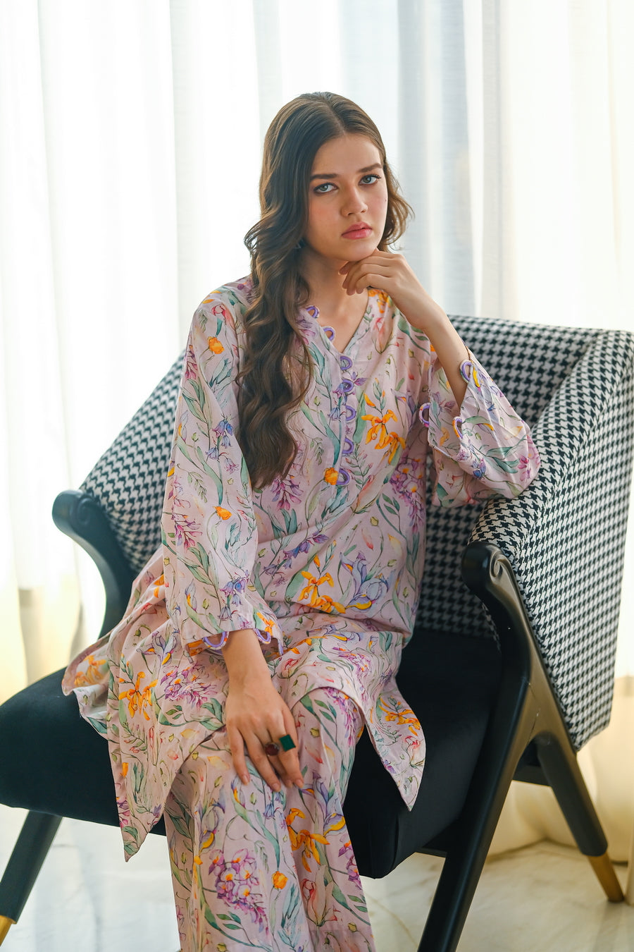 Violet - 2-Piece Luxury Lawn Set - Luxury Lawn - Lawn, dresses, 2pcs-rtw - Sprinkles Pakistan