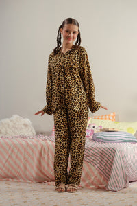 Wild Essence - 2pcs - Nightsuit - Boski Linen - New Arrival, Night Suit - Sprinkles Pakistan