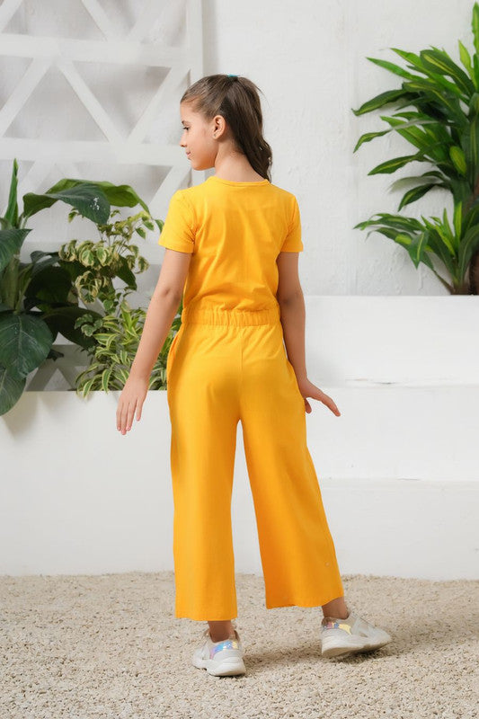 Yellow -  Jersey Jumpsuit