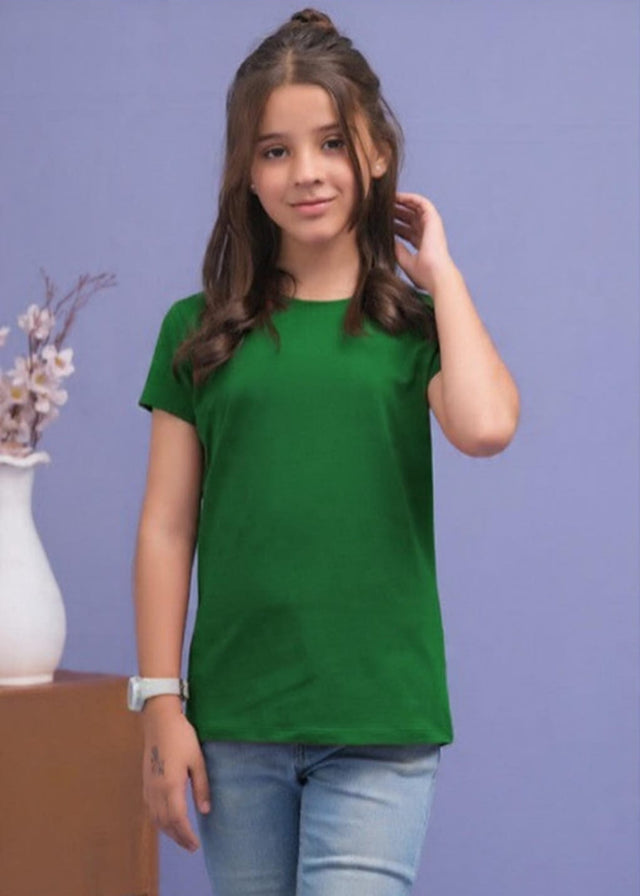 Basic Tee - Green - Cotton - The Last Sprinkle - Sprinkles Pakistan